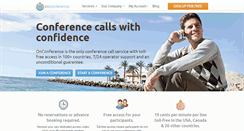 Desktop Screenshot of onconference.com