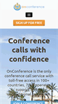 Mobile Screenshot of onconference.com